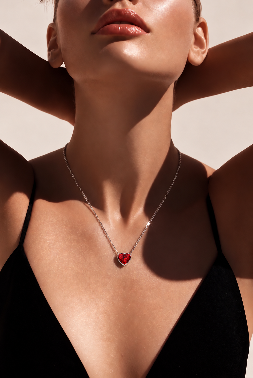 Collana girocollo Swarovsky cuore