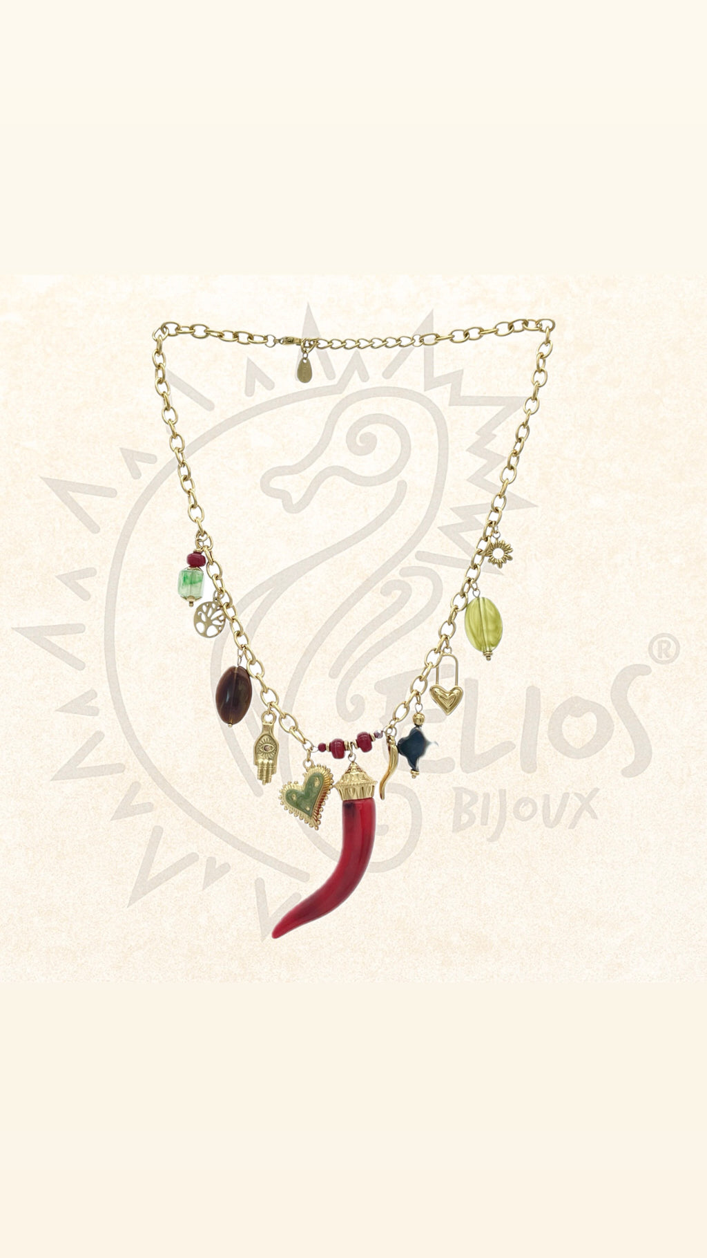 Collana Corno Big Autunno