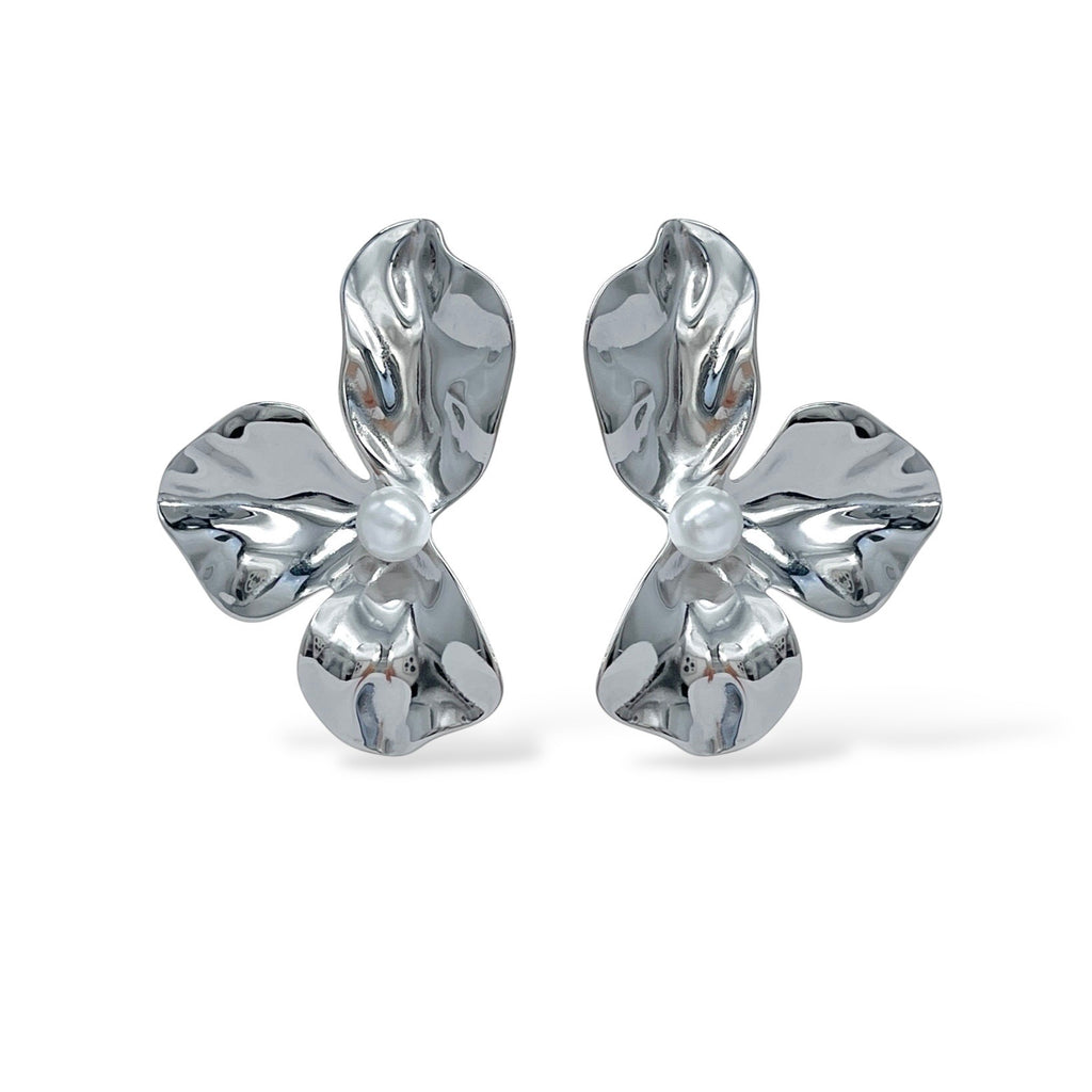 Orecchini Pearls and Flowers
