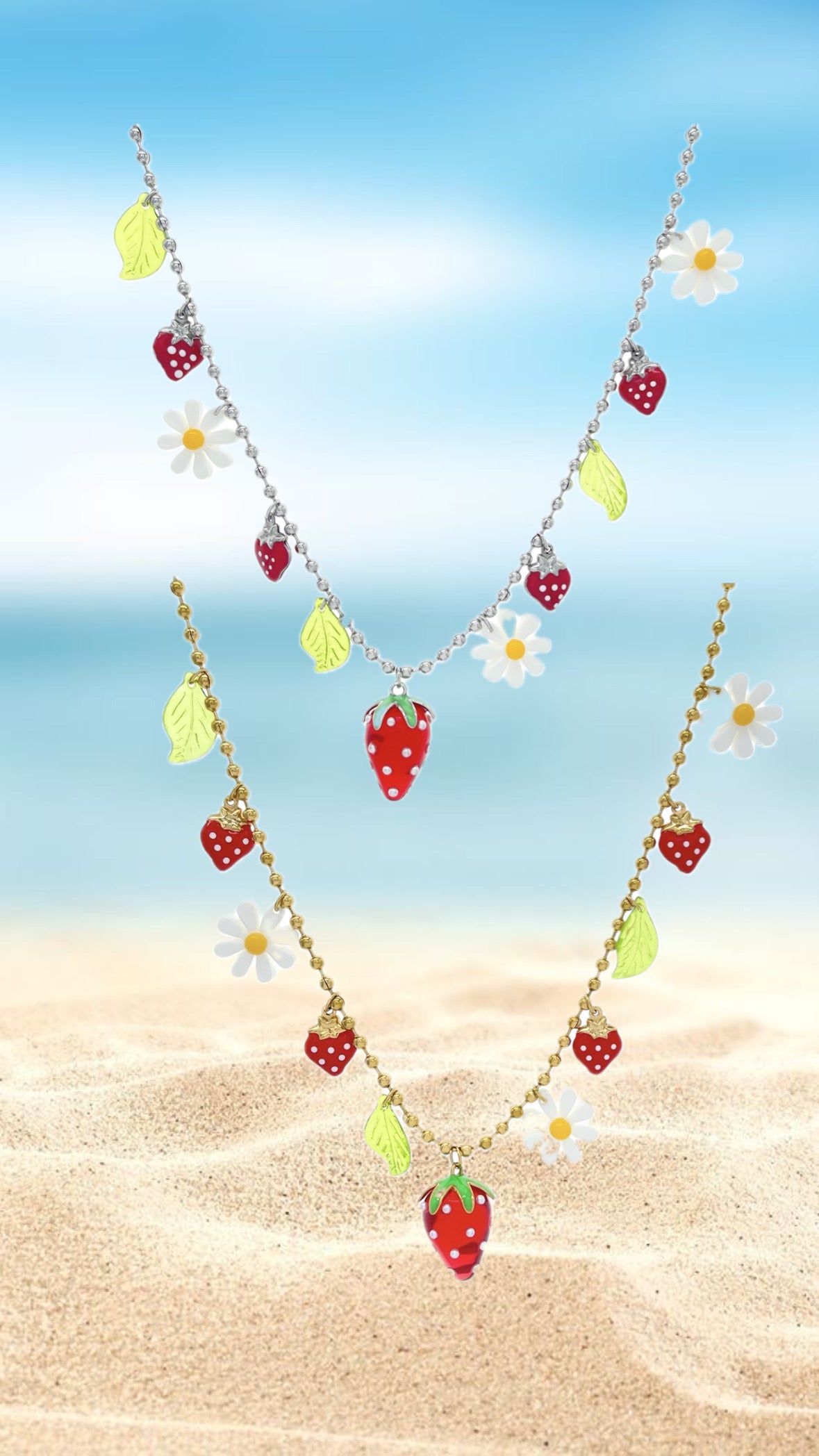 Collana Strawberries