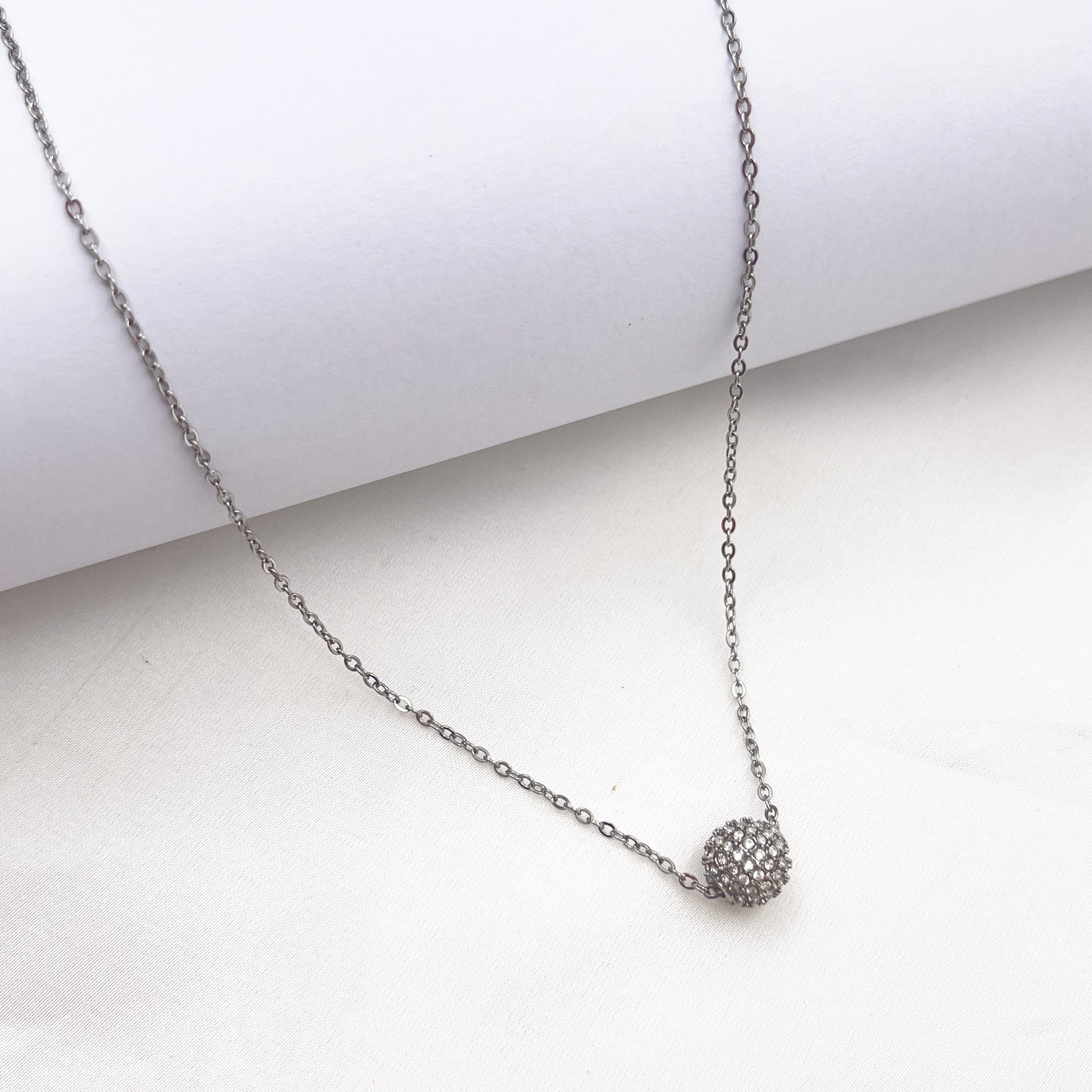Collana PALLINA STRASS