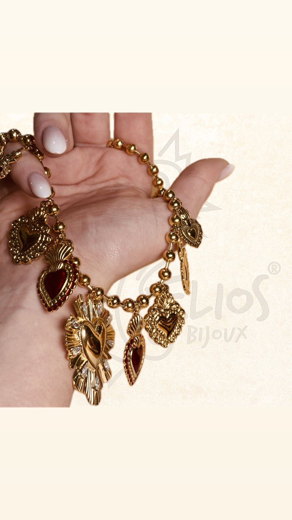 Collana Sacro Cuore Maxi