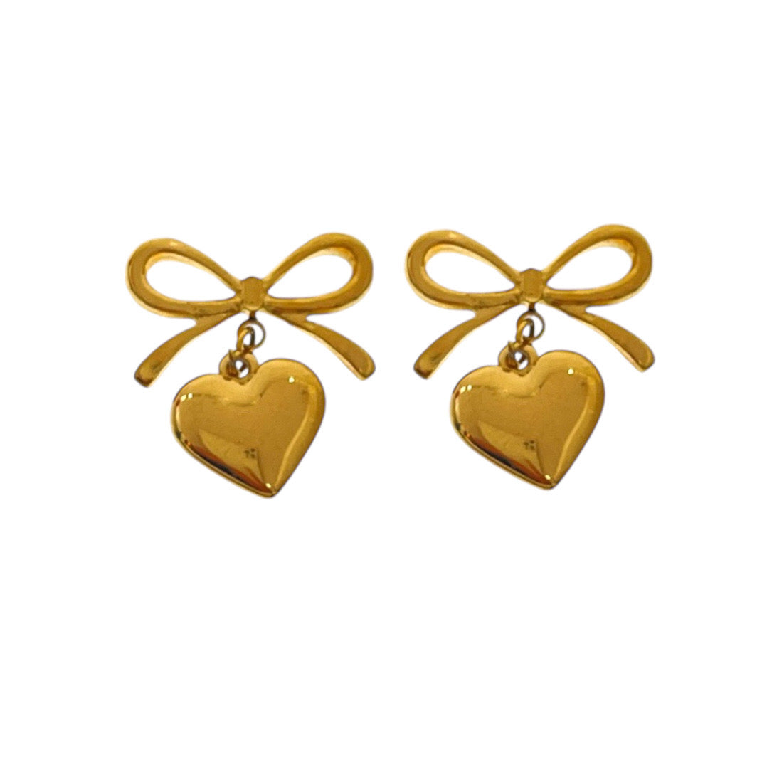 Orecchini Fiocco/Cuore
