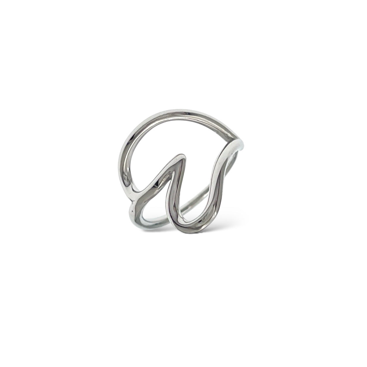 Anello Cuore Fluido