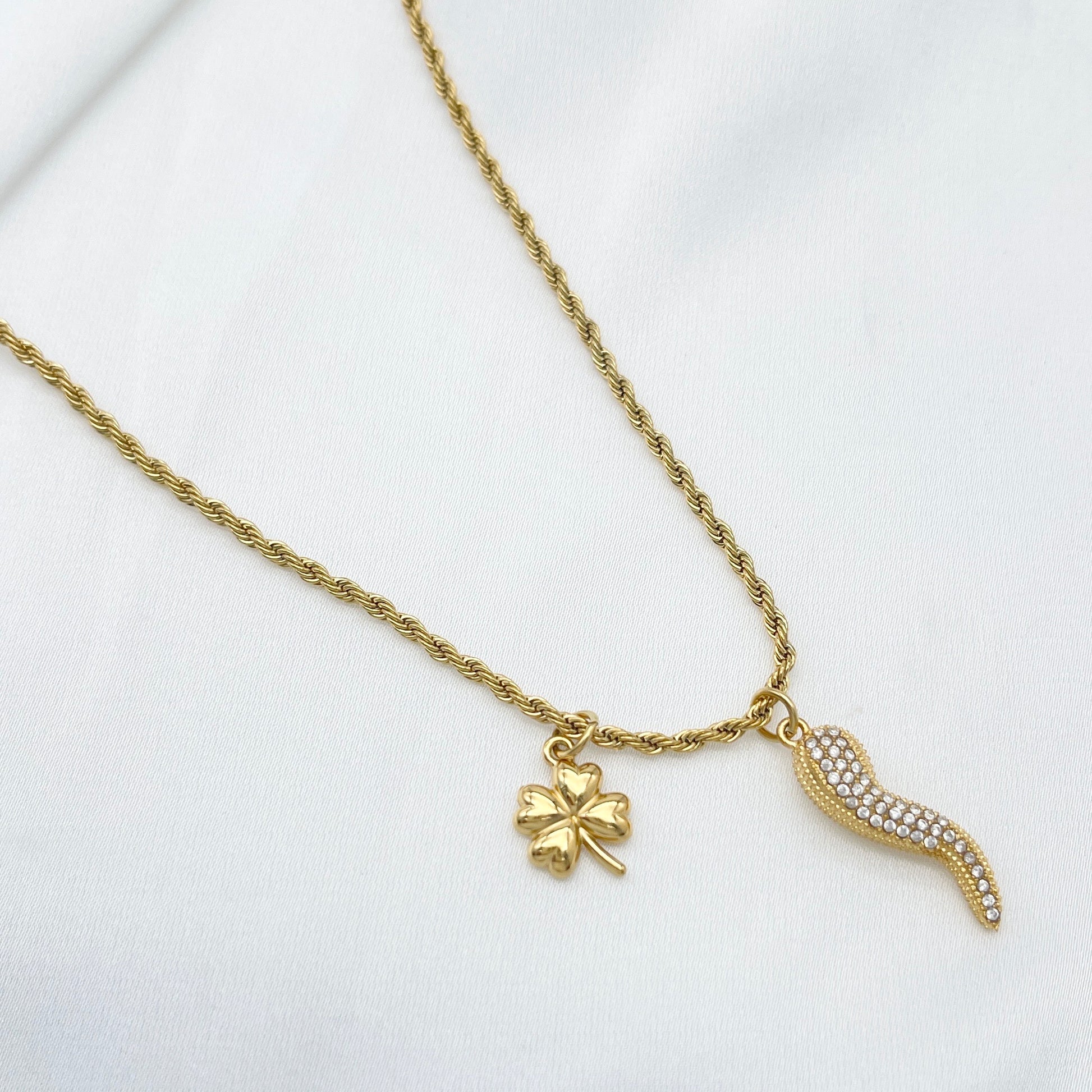 Collana Lunga Sparkling Luck