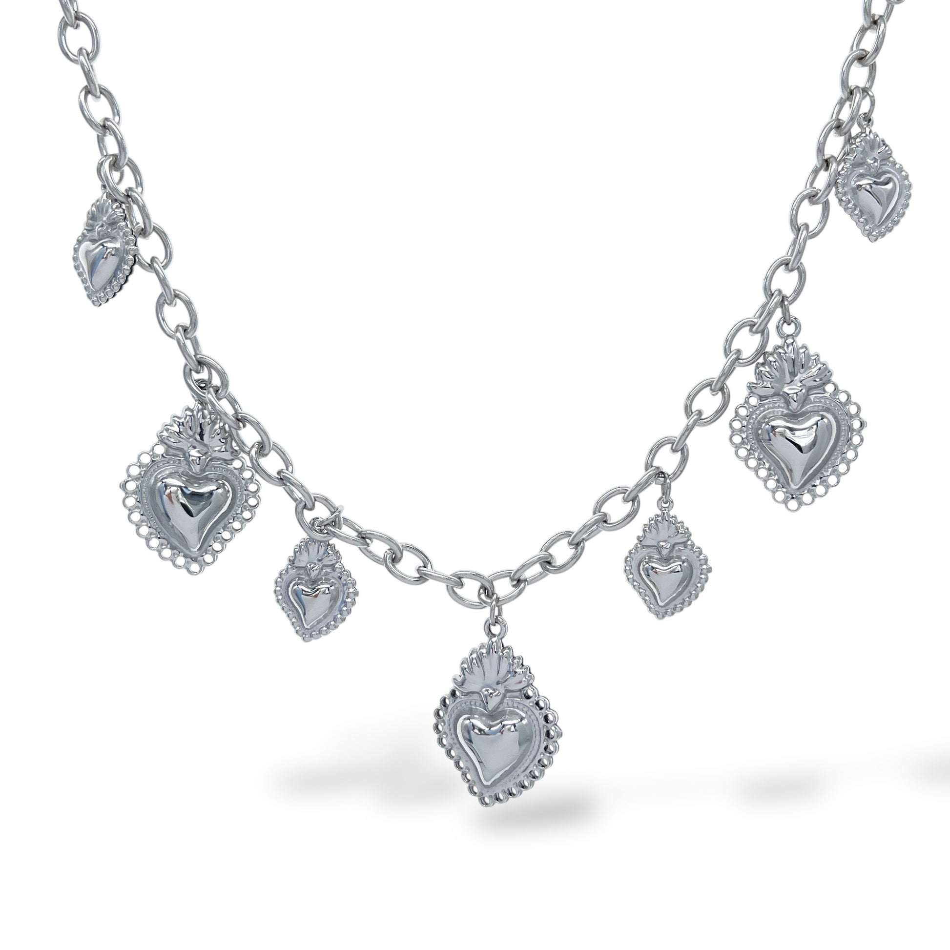 Collana 7 Cuori Sacri