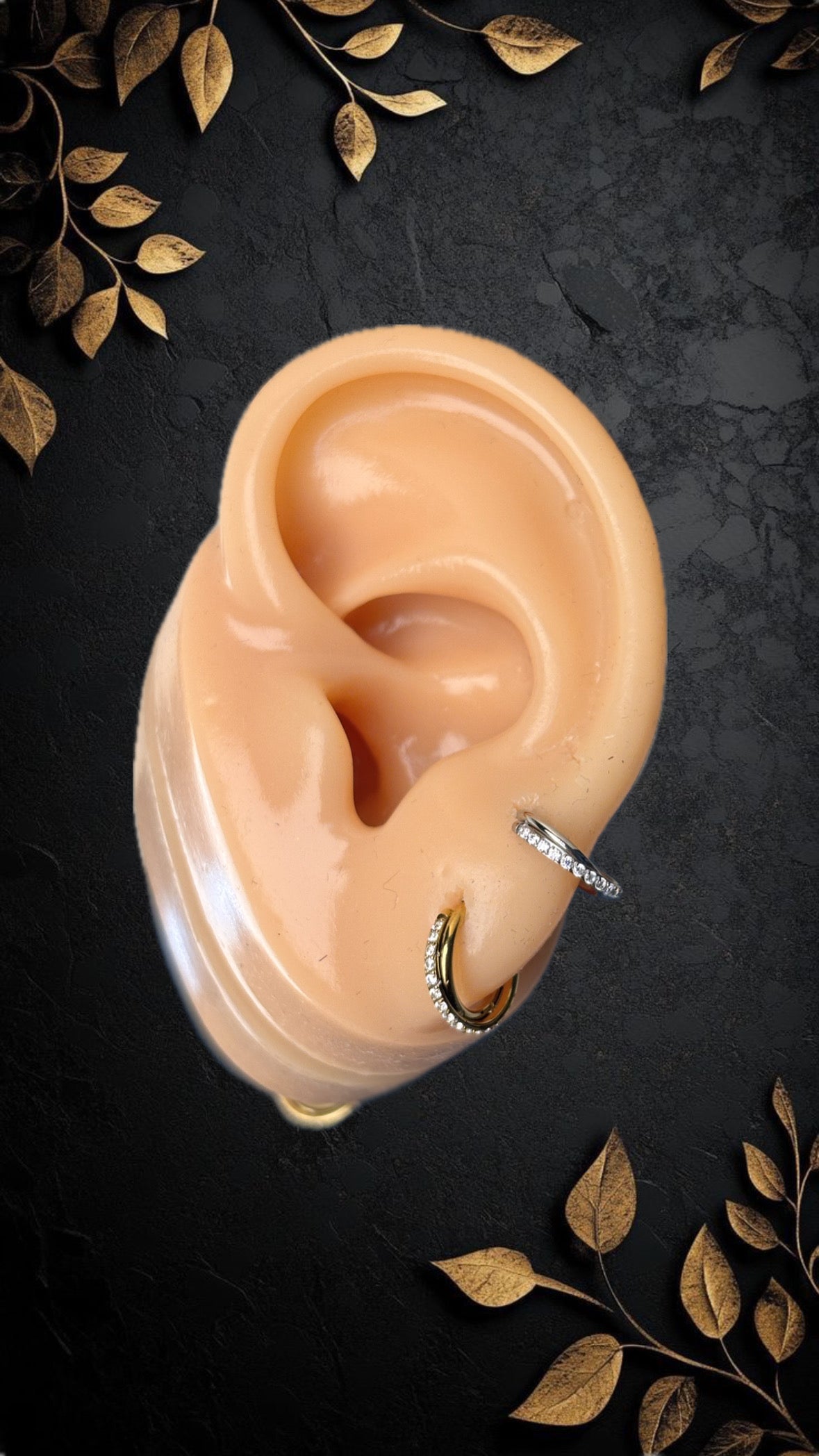 Piercing CERCHIO DOPPIO INTERSECATO