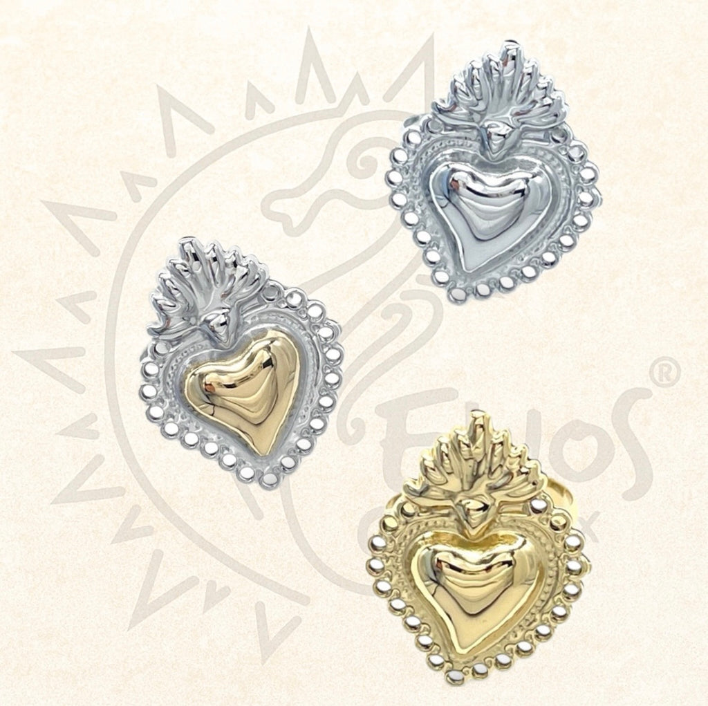 Anello Cuore Sacro Small