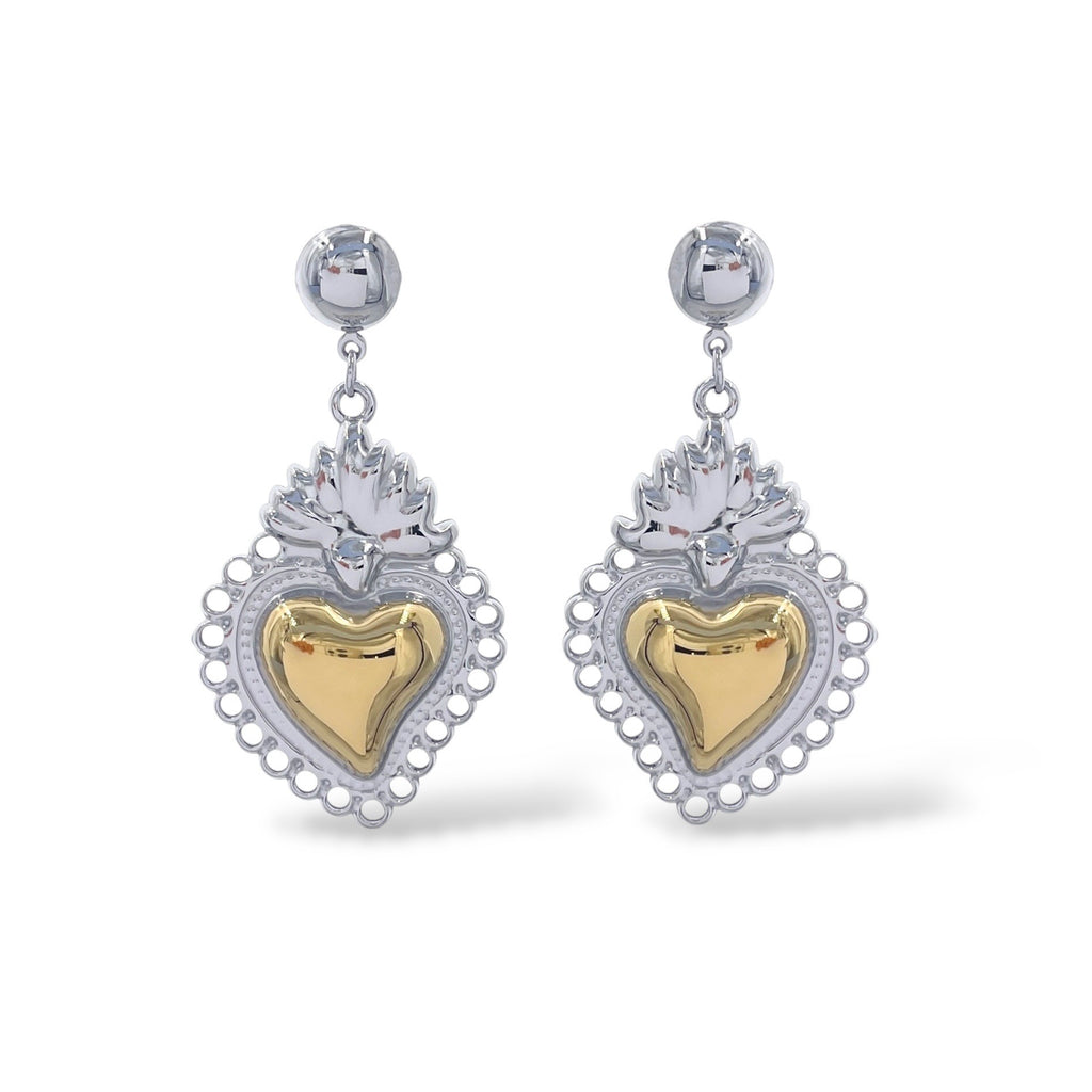 Orecchini Cuore Sacro Big