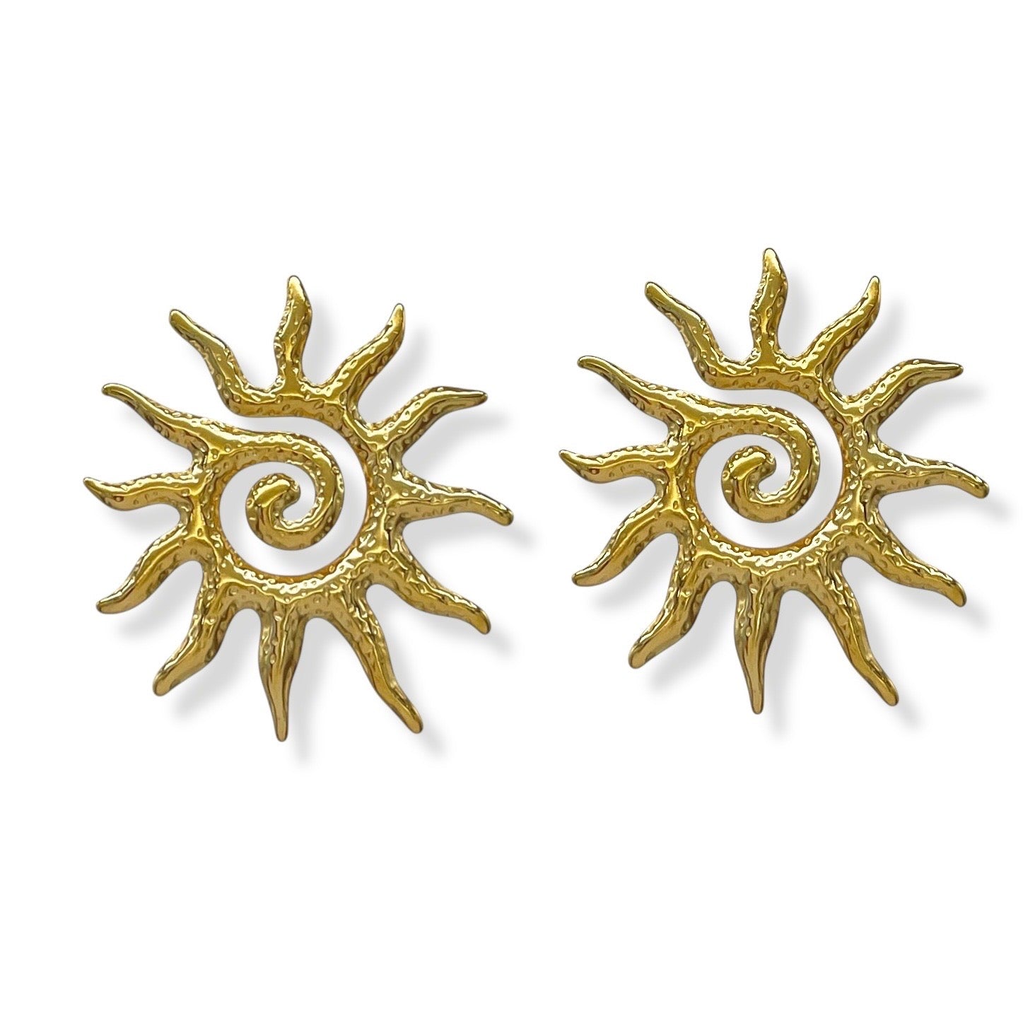 Orecchini Sole Stilizzato