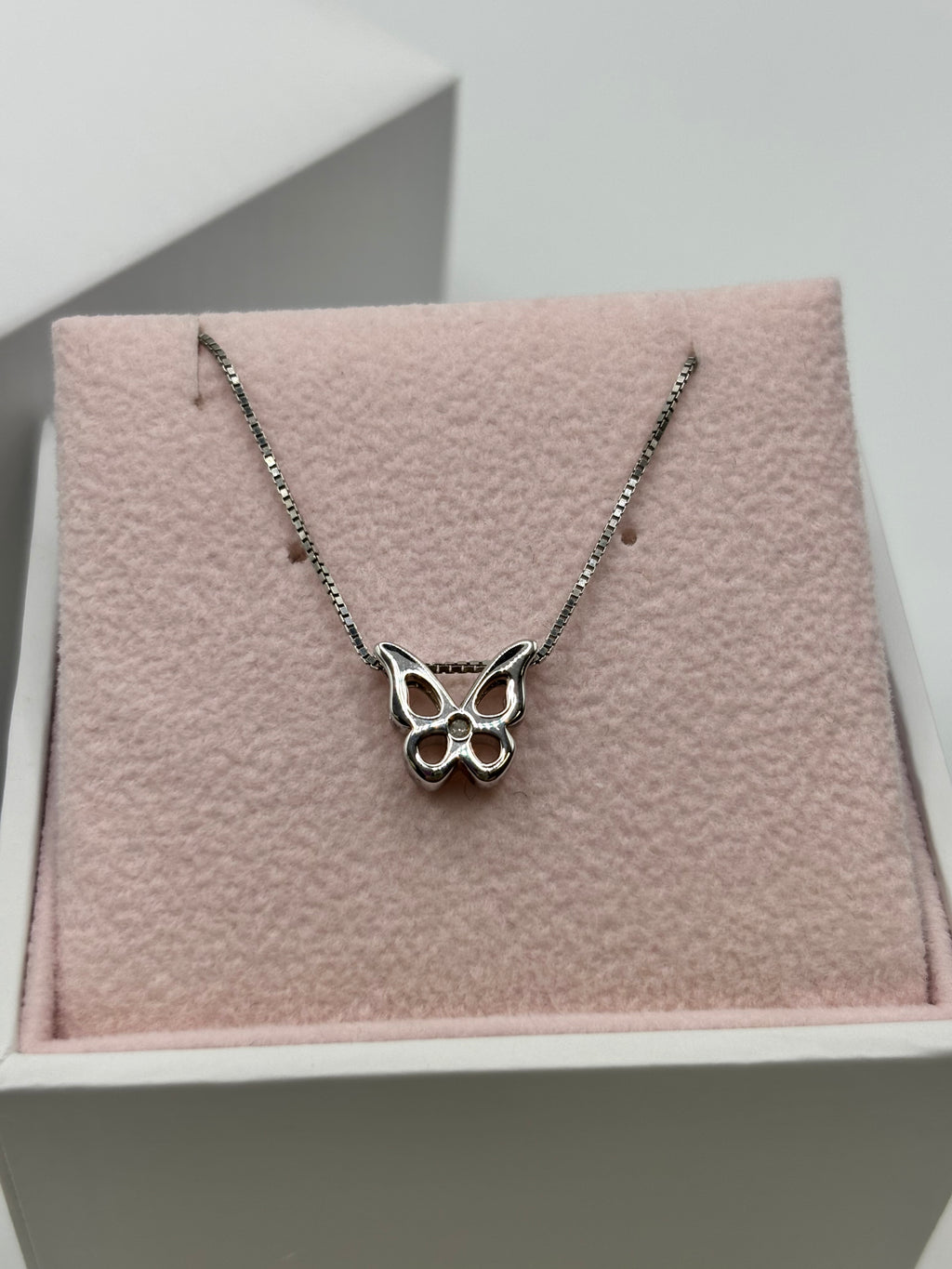 Collana Hot Diamonds Farfalla Arg 925