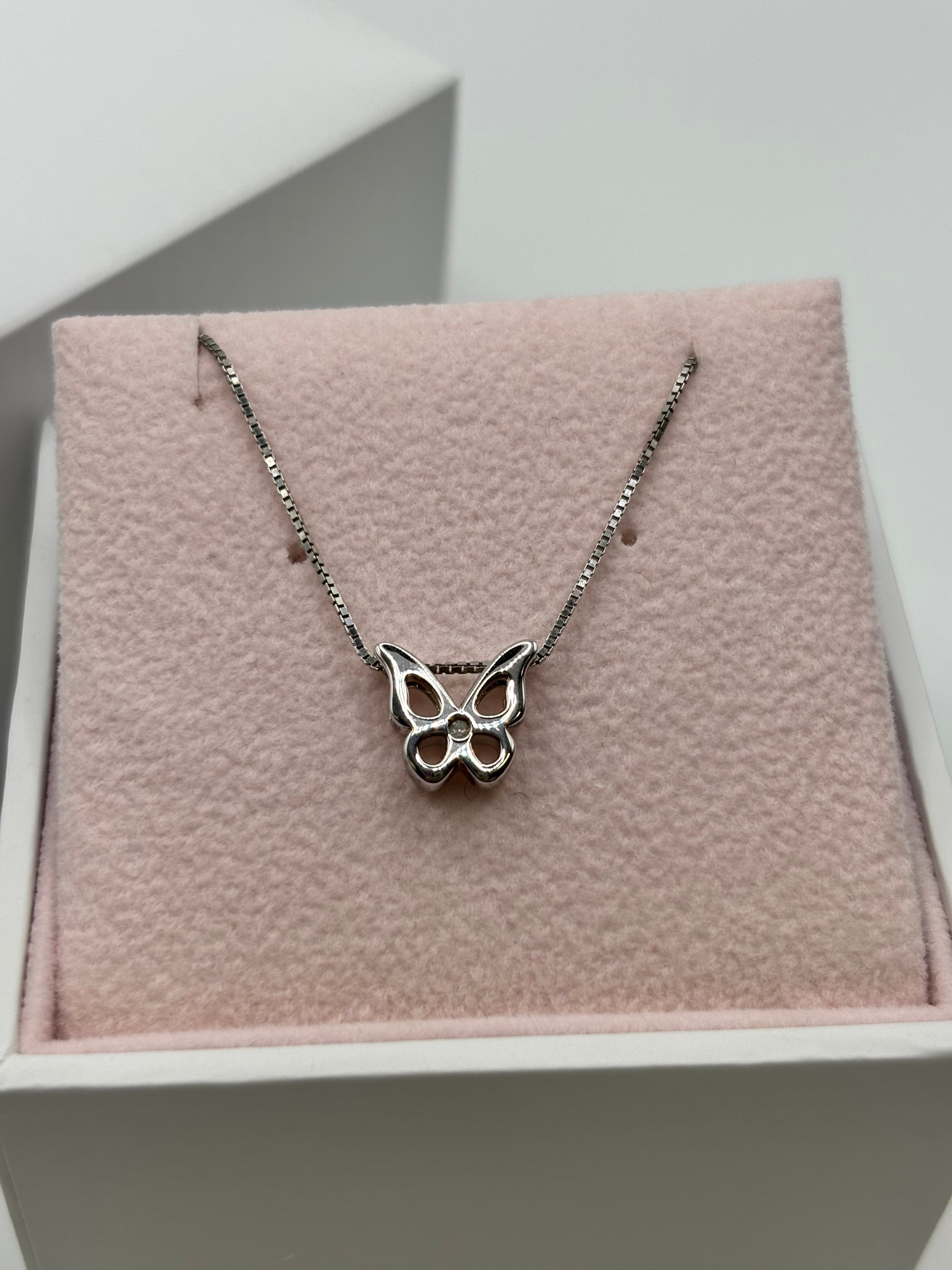 Collana Hot Diamonds Farfalla Arg 925