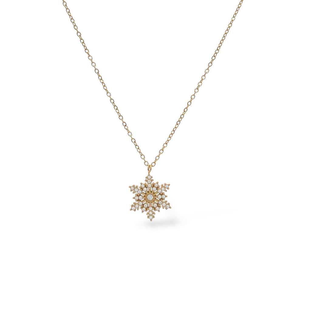Collana Fiocco di Neve Sparkling