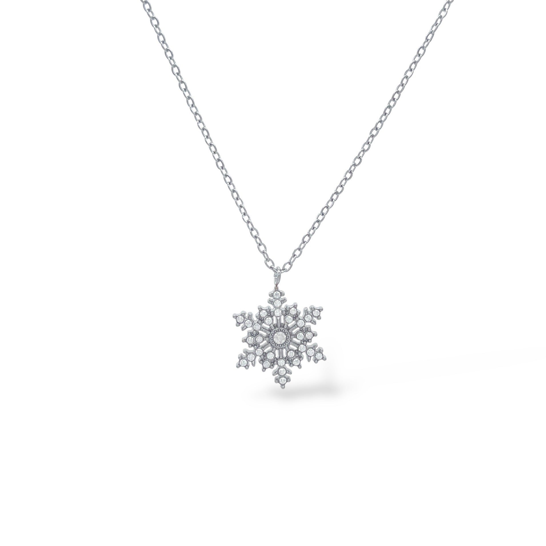 Collana Fiocco di Neve Sparkling