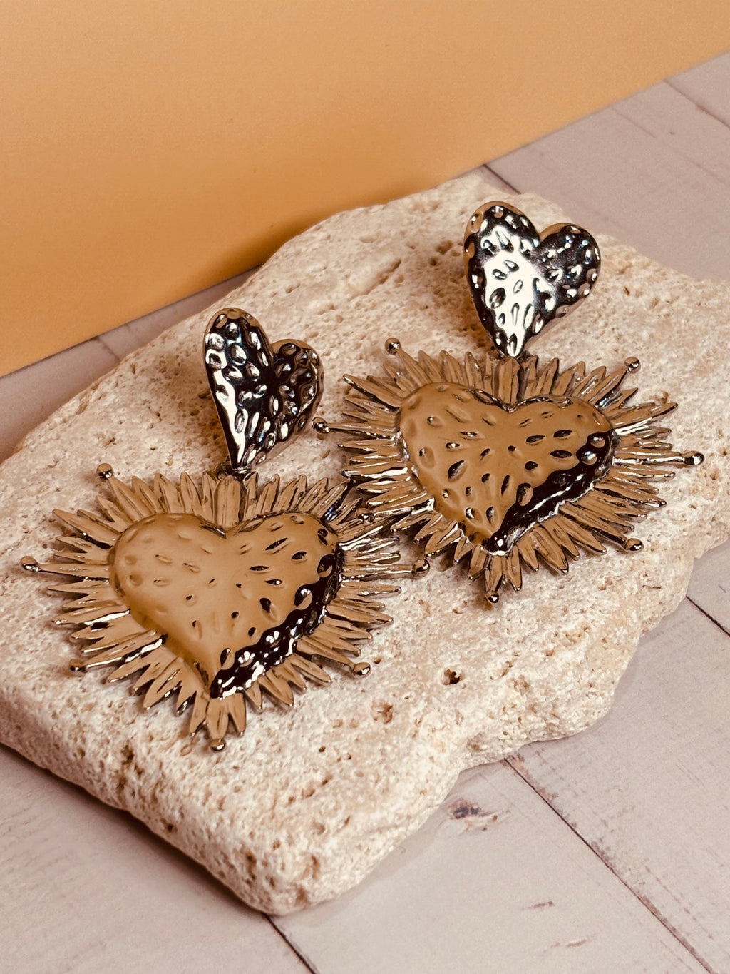 Orecchini Cuore Luce