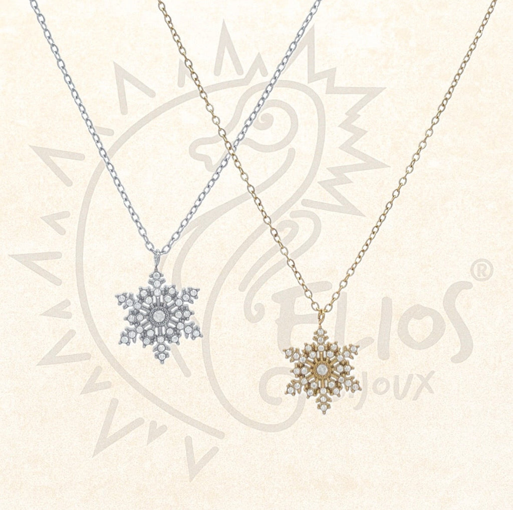 Collana Fiocco di Neve Sparkling