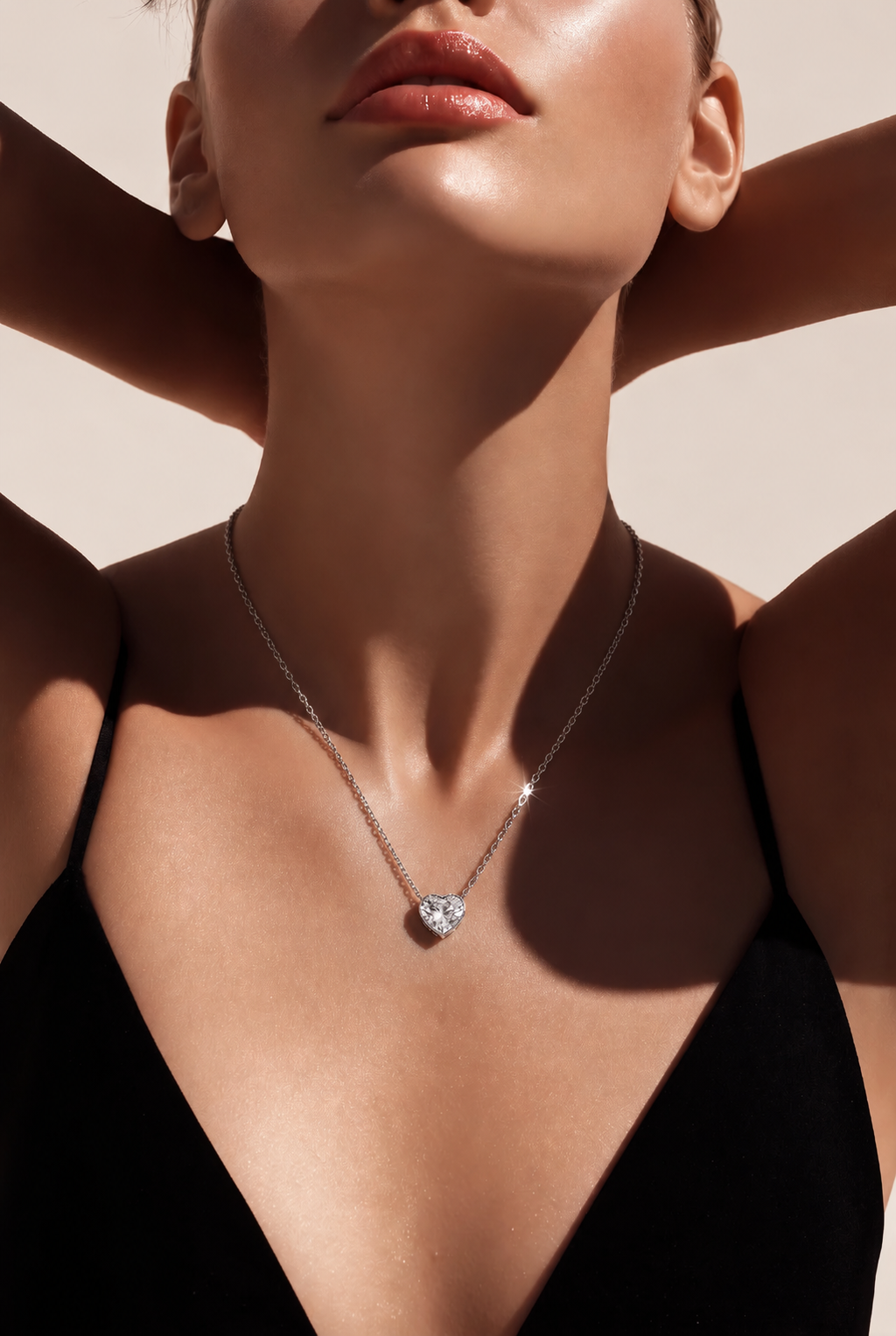 Collana girocollo Swarovsky cuore