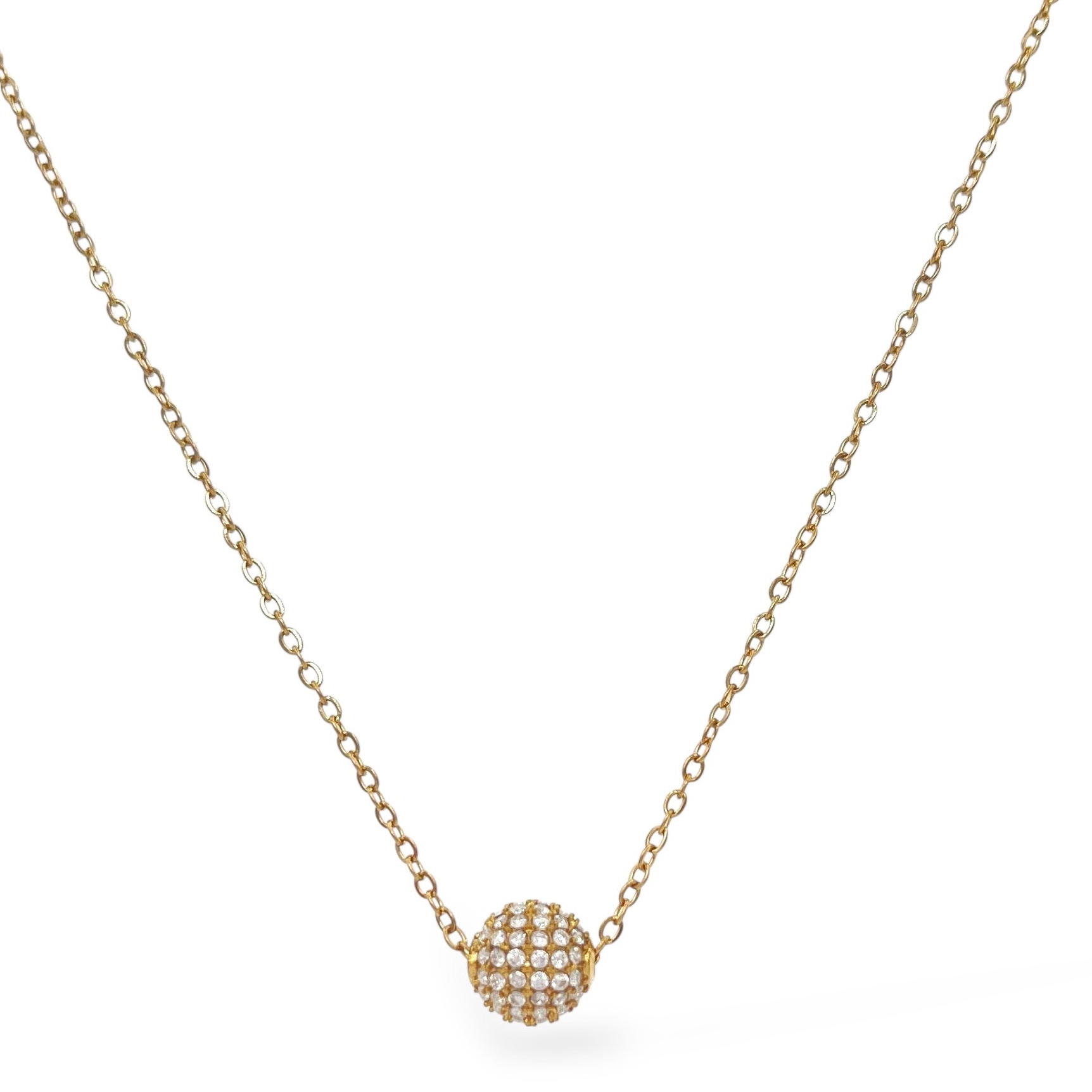 Collana PALLINA STRASS