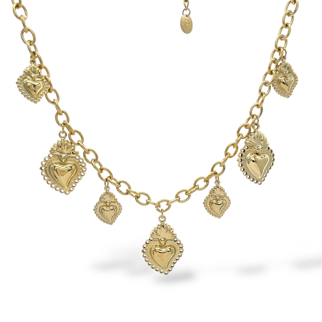 Collana 7 Cuori Sacri