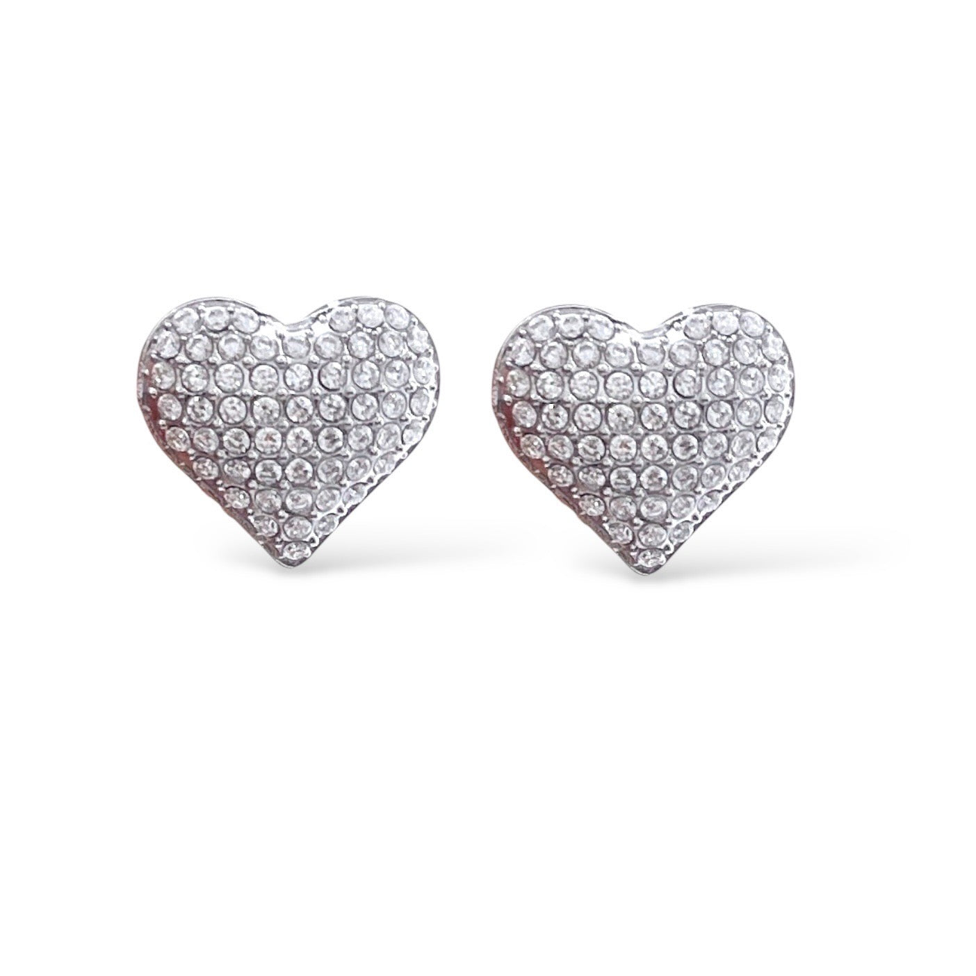 Orecchini Cuori Strass Lobo