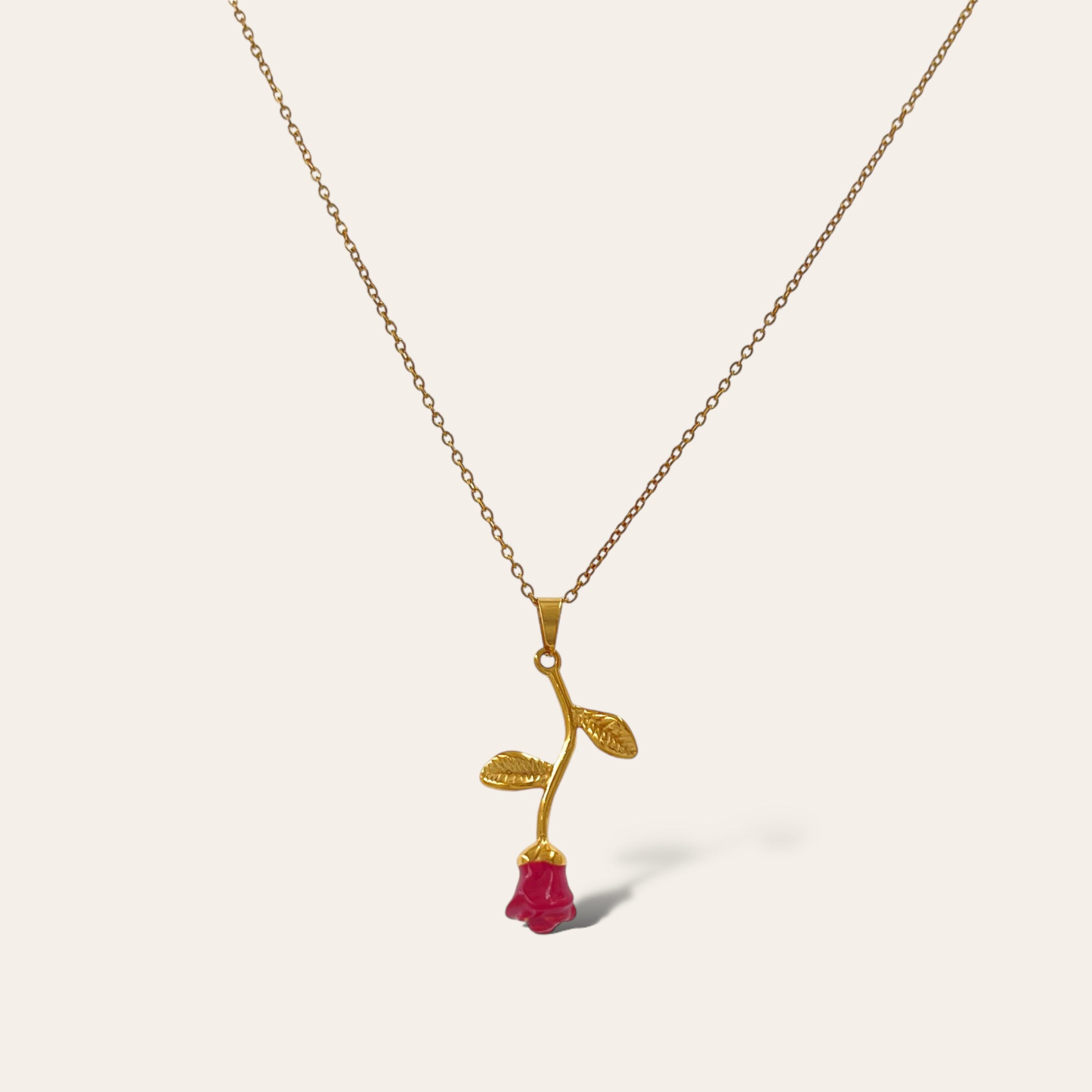 Collana Falling Rose