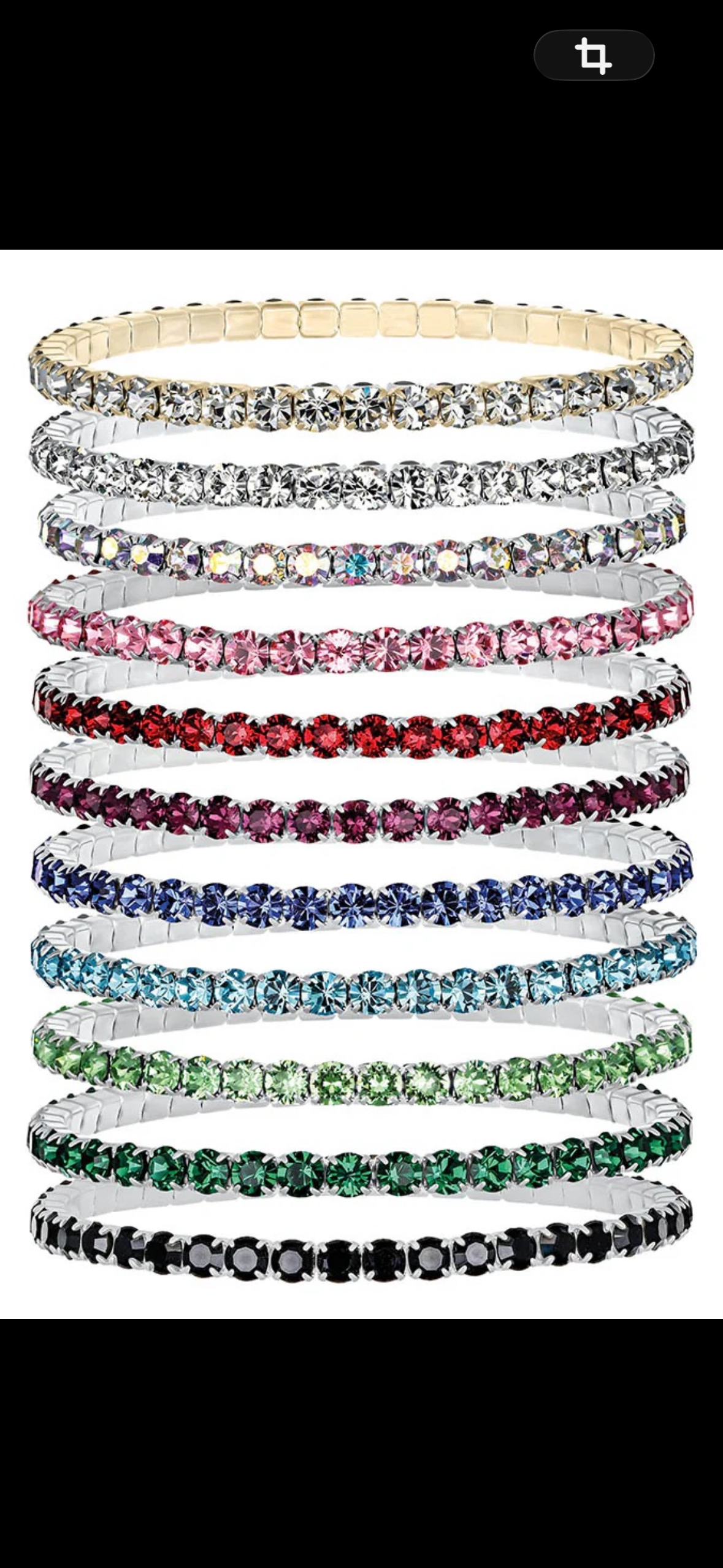 Swarovsky Tennis Blu Lapis/Silver