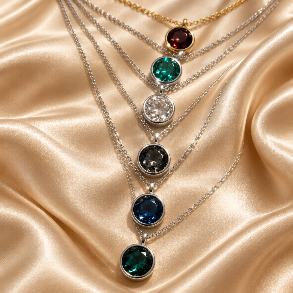 Collana punto luce Swarovsky