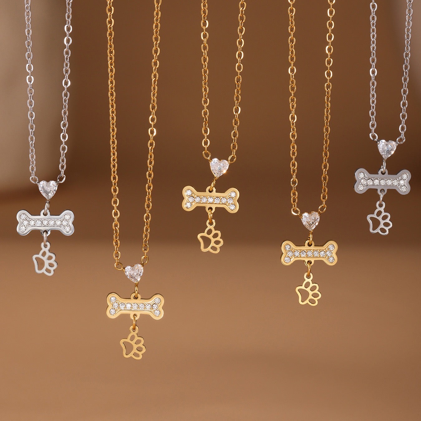 Collana girocollo I Love Dogs