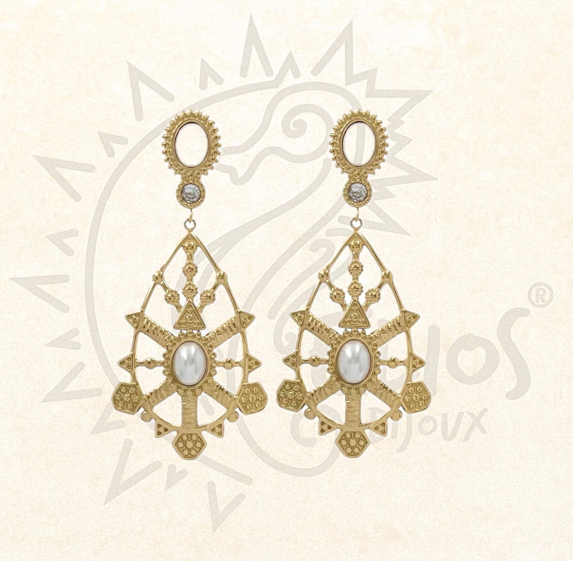 Orecchini Old Style Perle