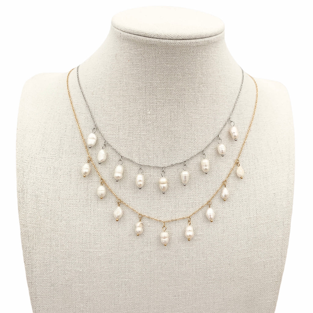 Collana Perle Pendenti