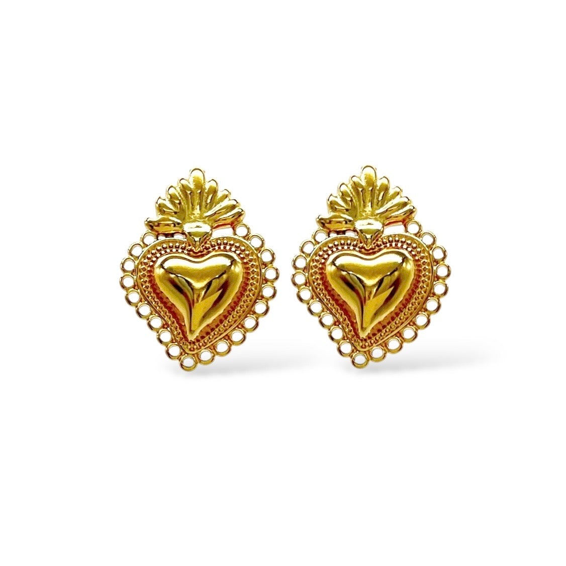 Orecchini Cuore Sacro Small