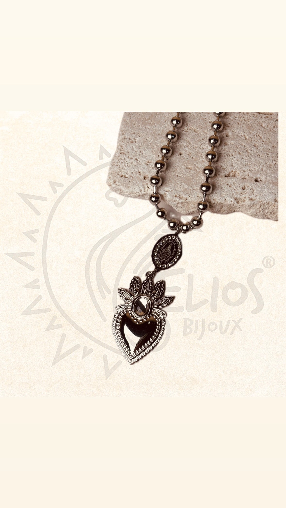 Collana Madonnina Cuore Sacro
