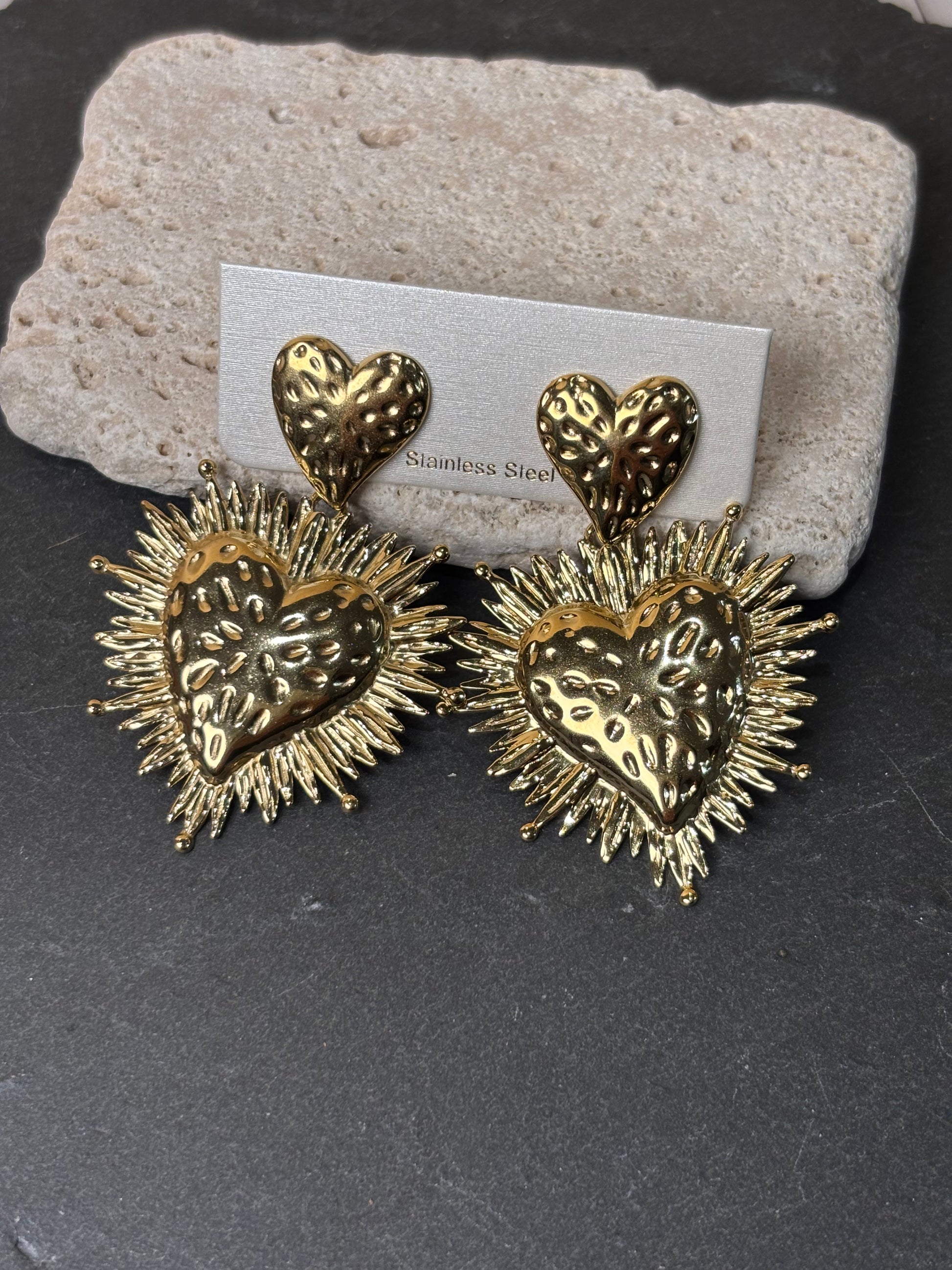 Orecchini Cuore Luce