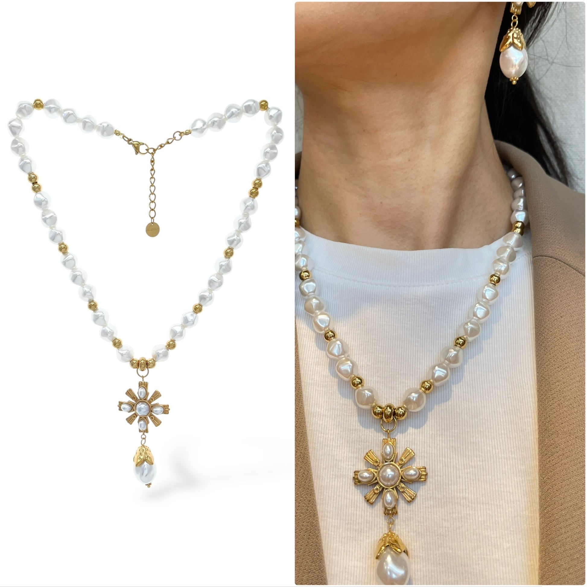 Collana Opulence Perle