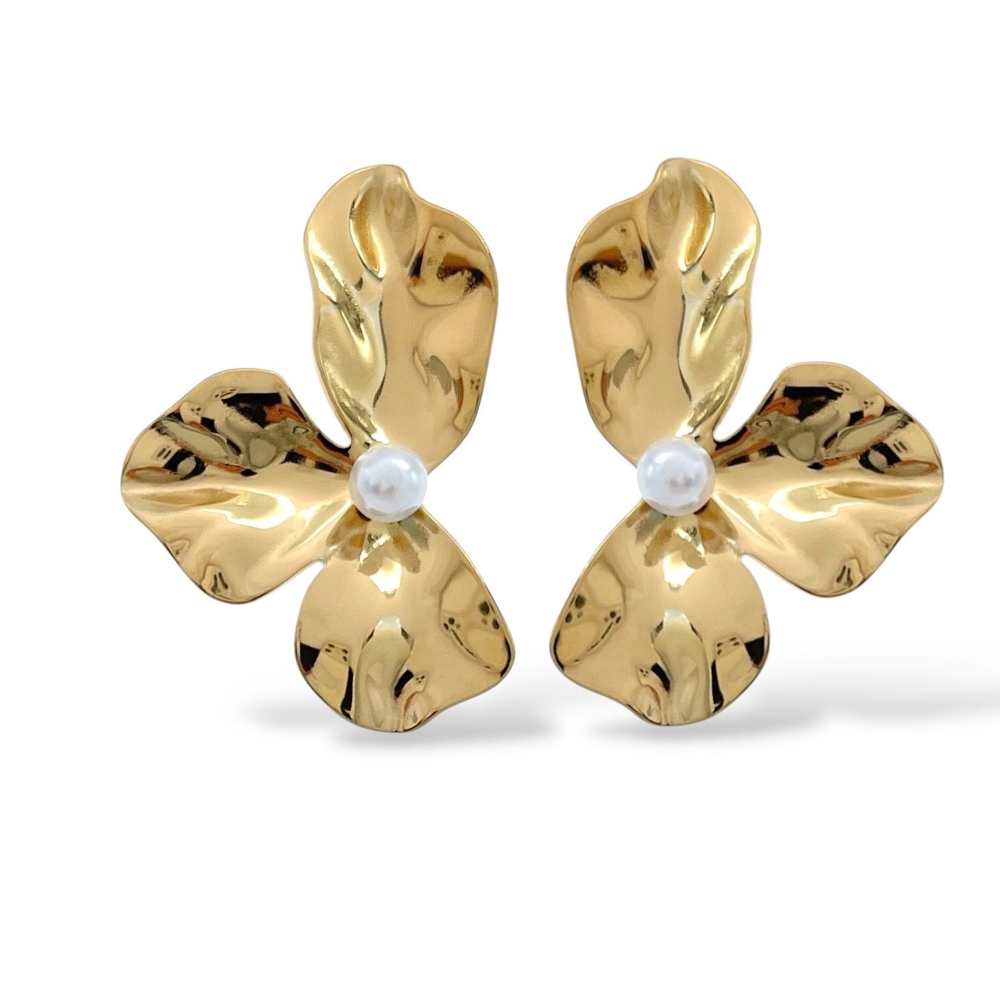 Orecchini Pearls and Flowers