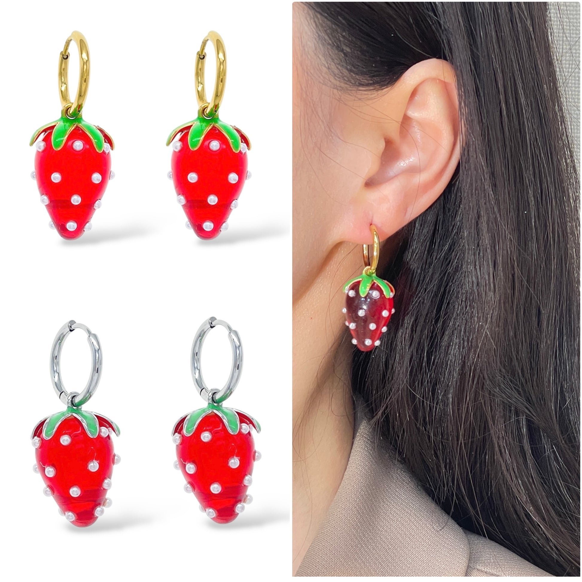 Orecchini Strawberries