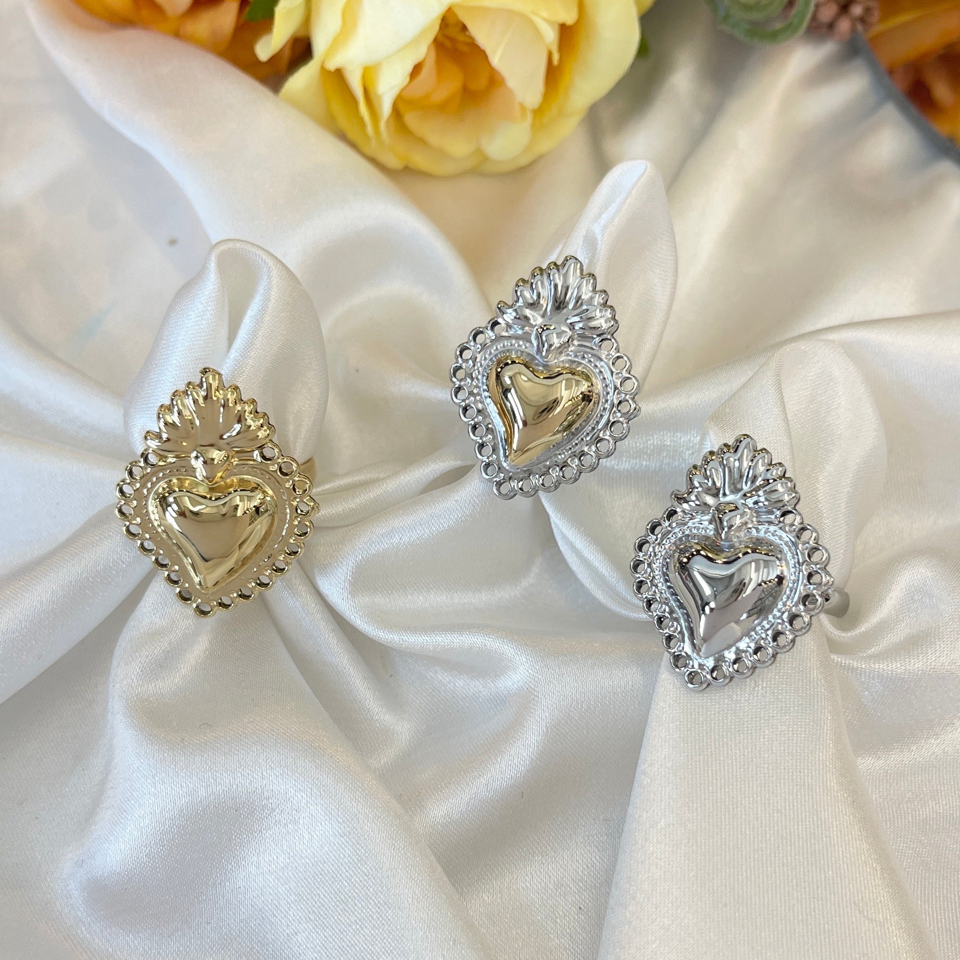 Anello Cuore Sacro Small