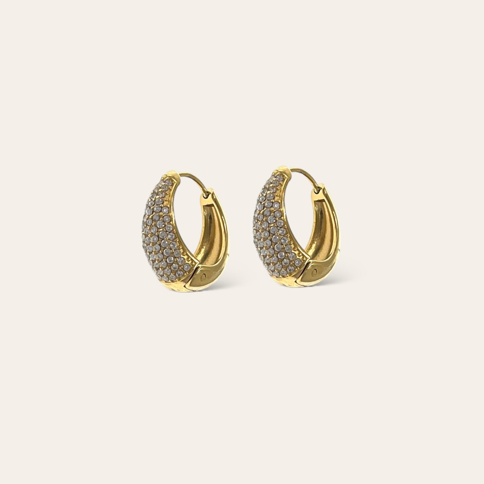 Orecchini Chunky Strass