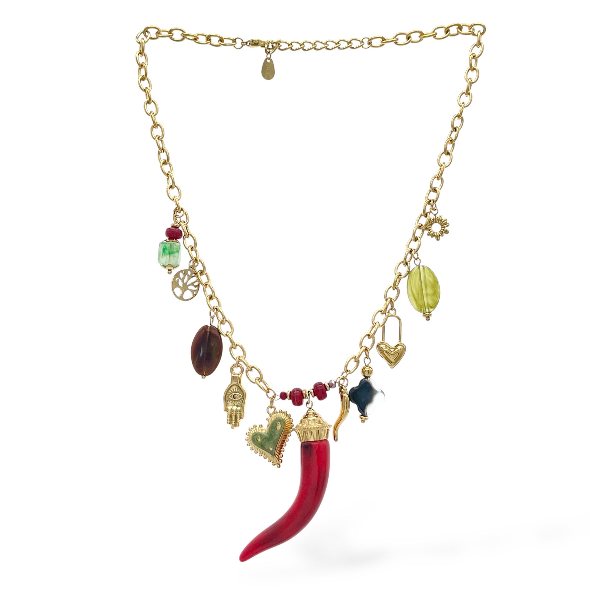 Collana Corno Big Autunno