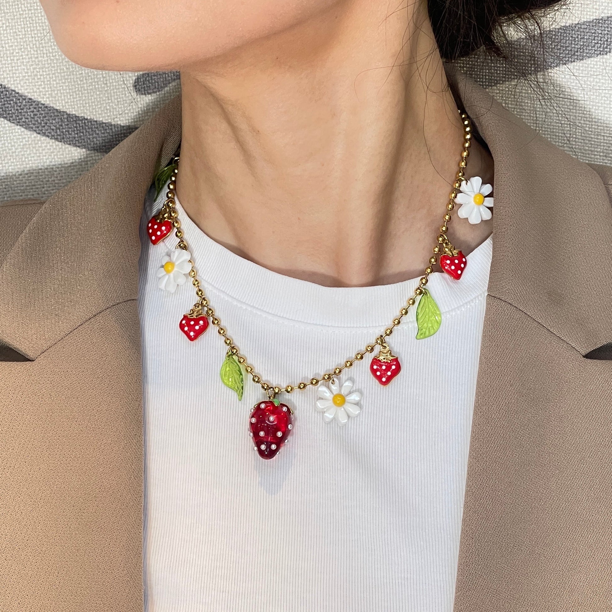 Collana Strawberries