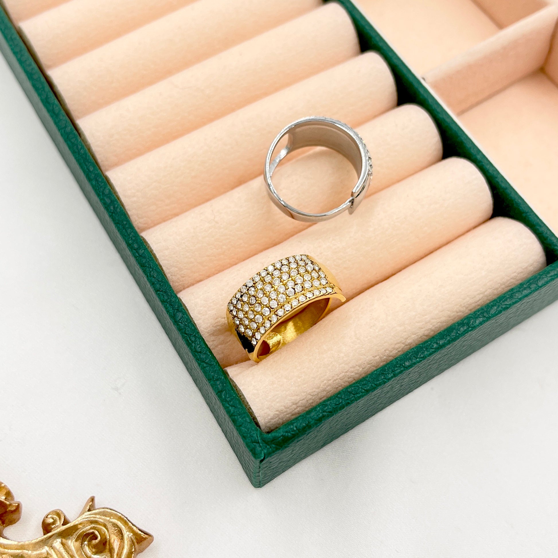 Anello Fascione Strass