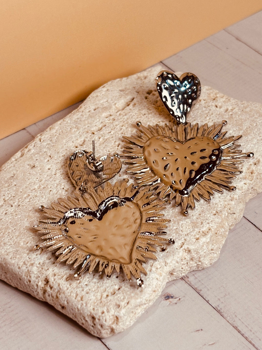 Orecchini Cuore Luce