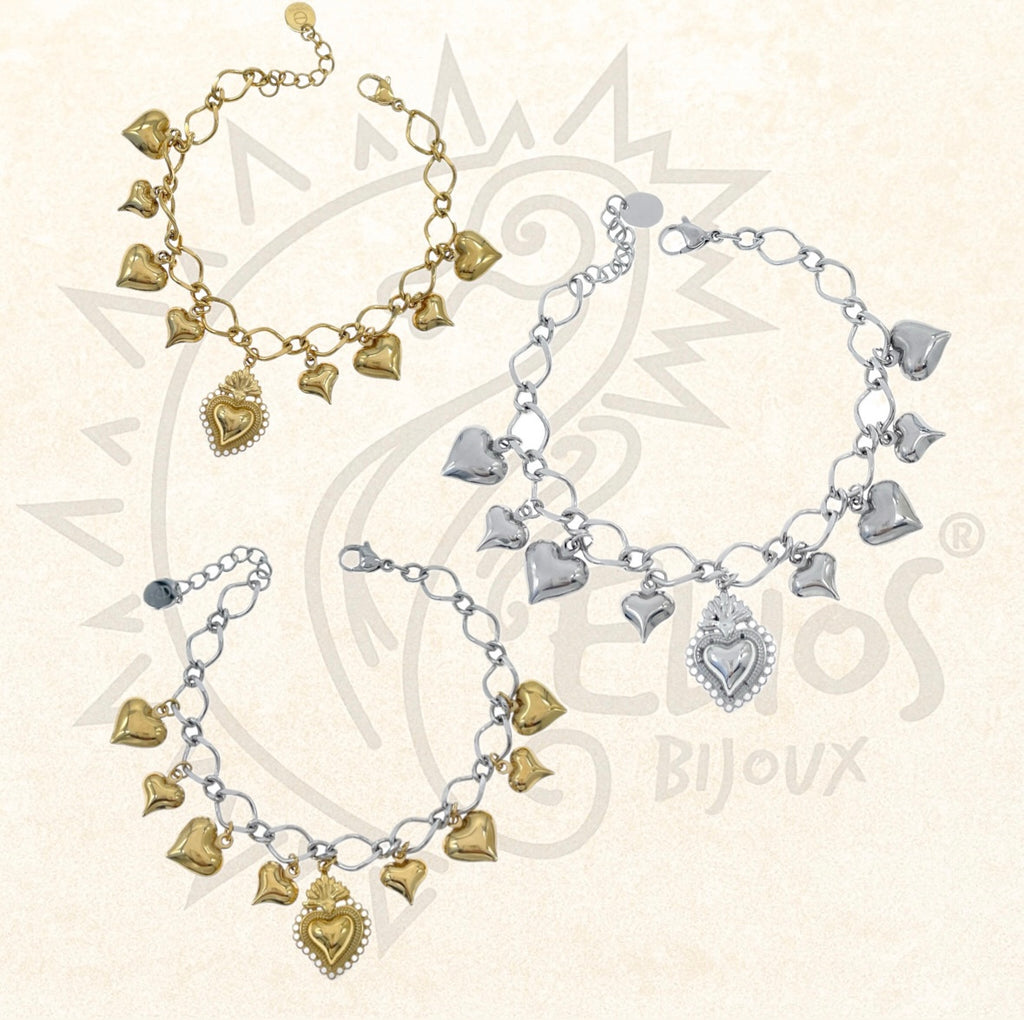 Bracciale Sonaglio Cuore Sacro