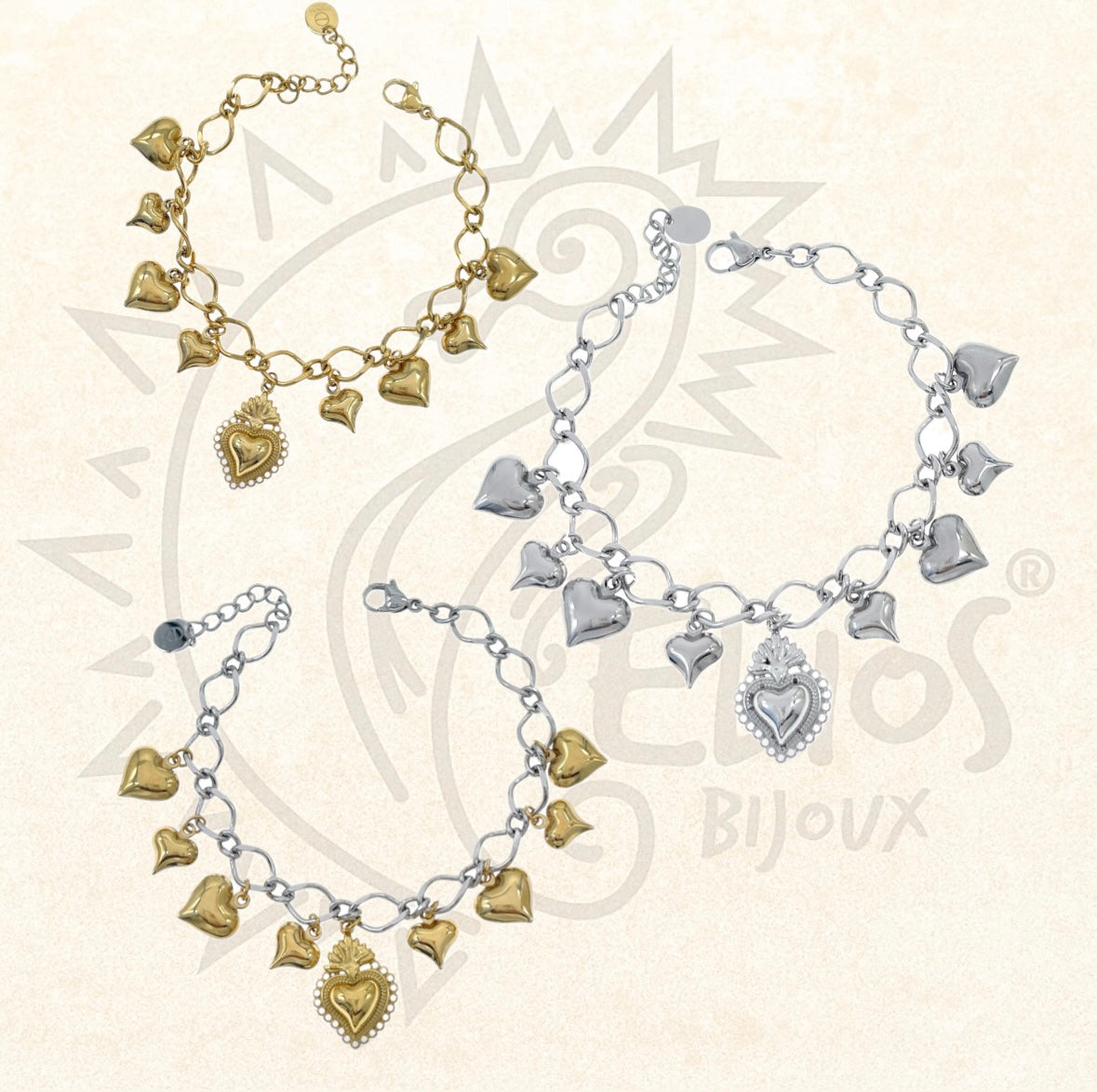 Bracciale Sonaglio Cuore Sacro