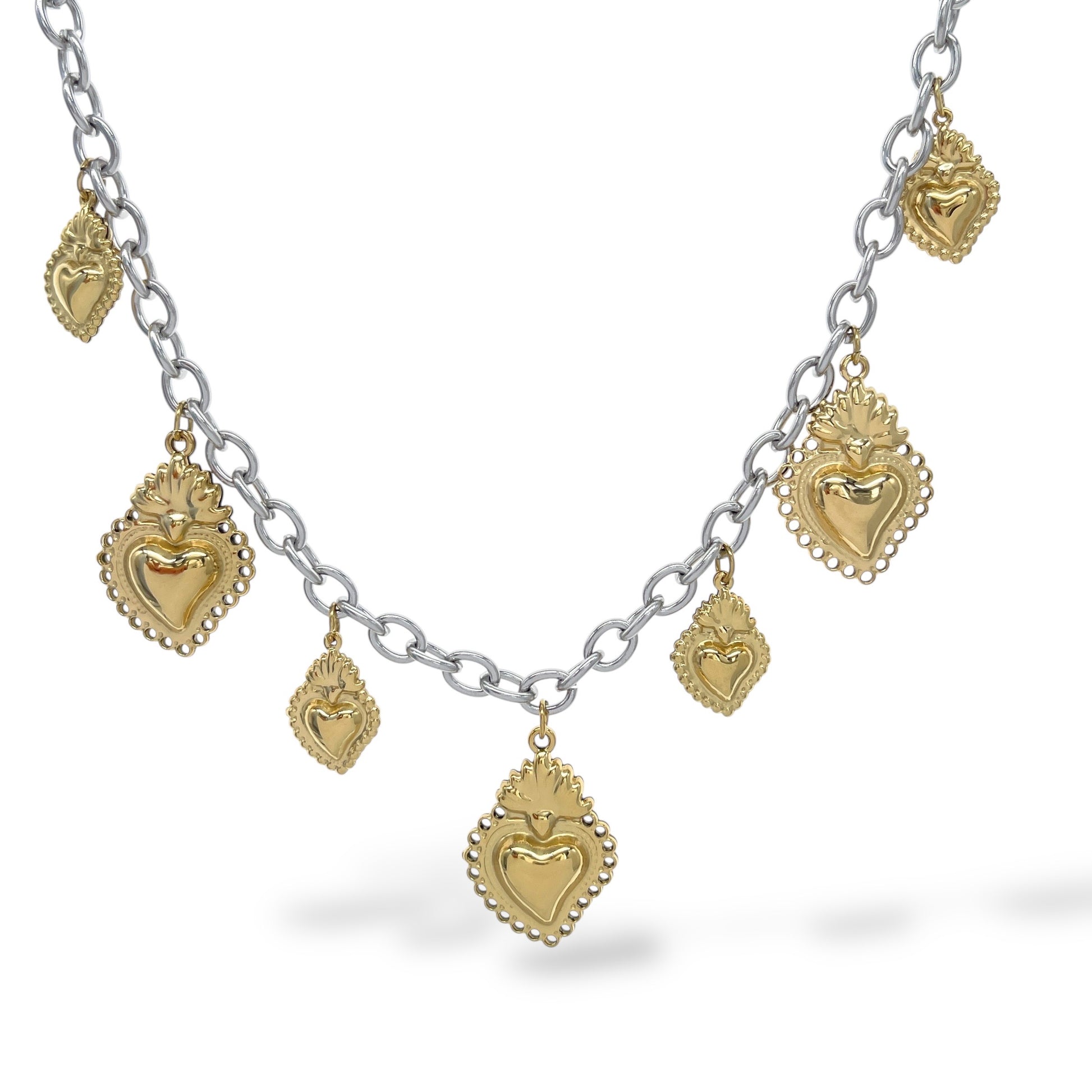 Collana 7 Cuori Sacri