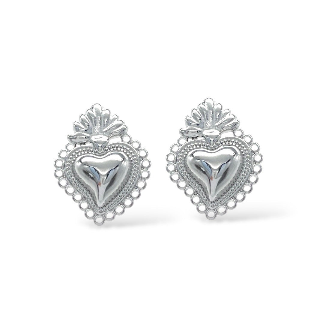 Orecchini Cuore Sacro Small