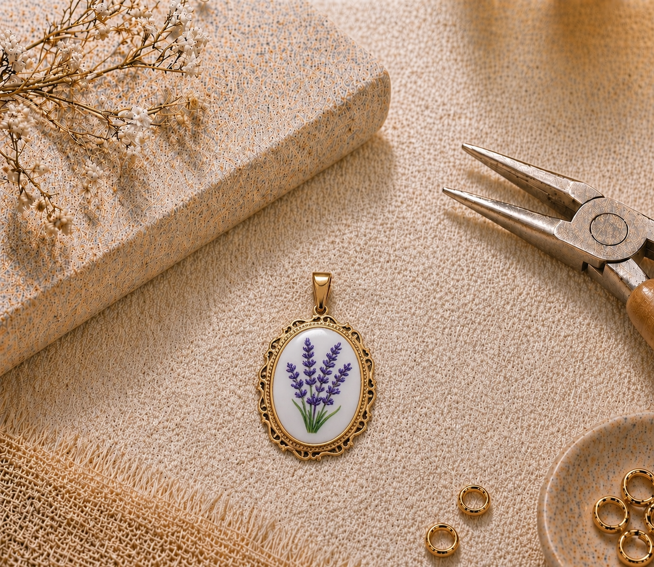 Ciondolo MAZZOLINO DI LAVANDA