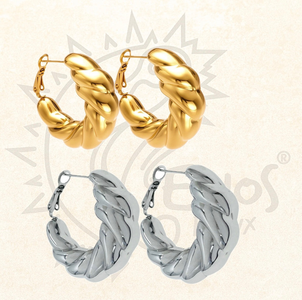 Orecchini Hoops Brioche