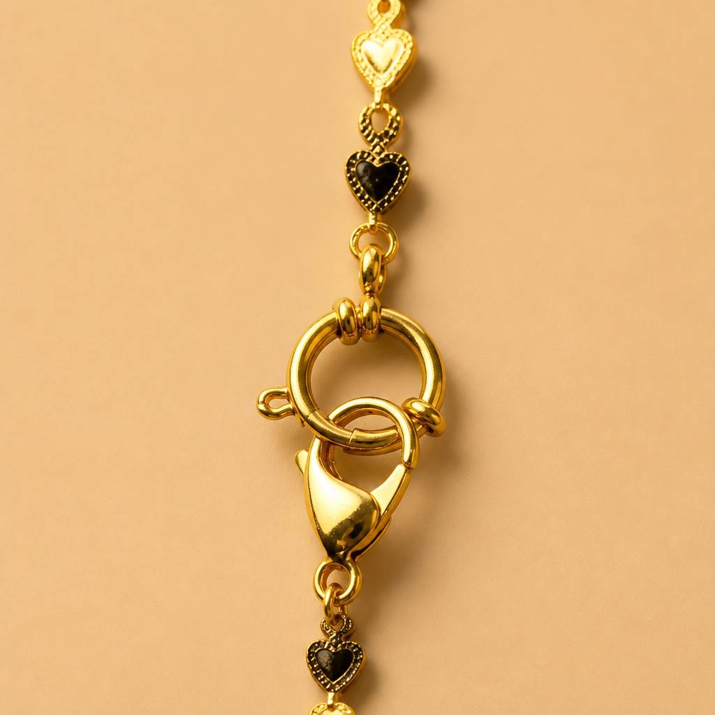 Collana CUORICINI 2 MOSCHETTONI