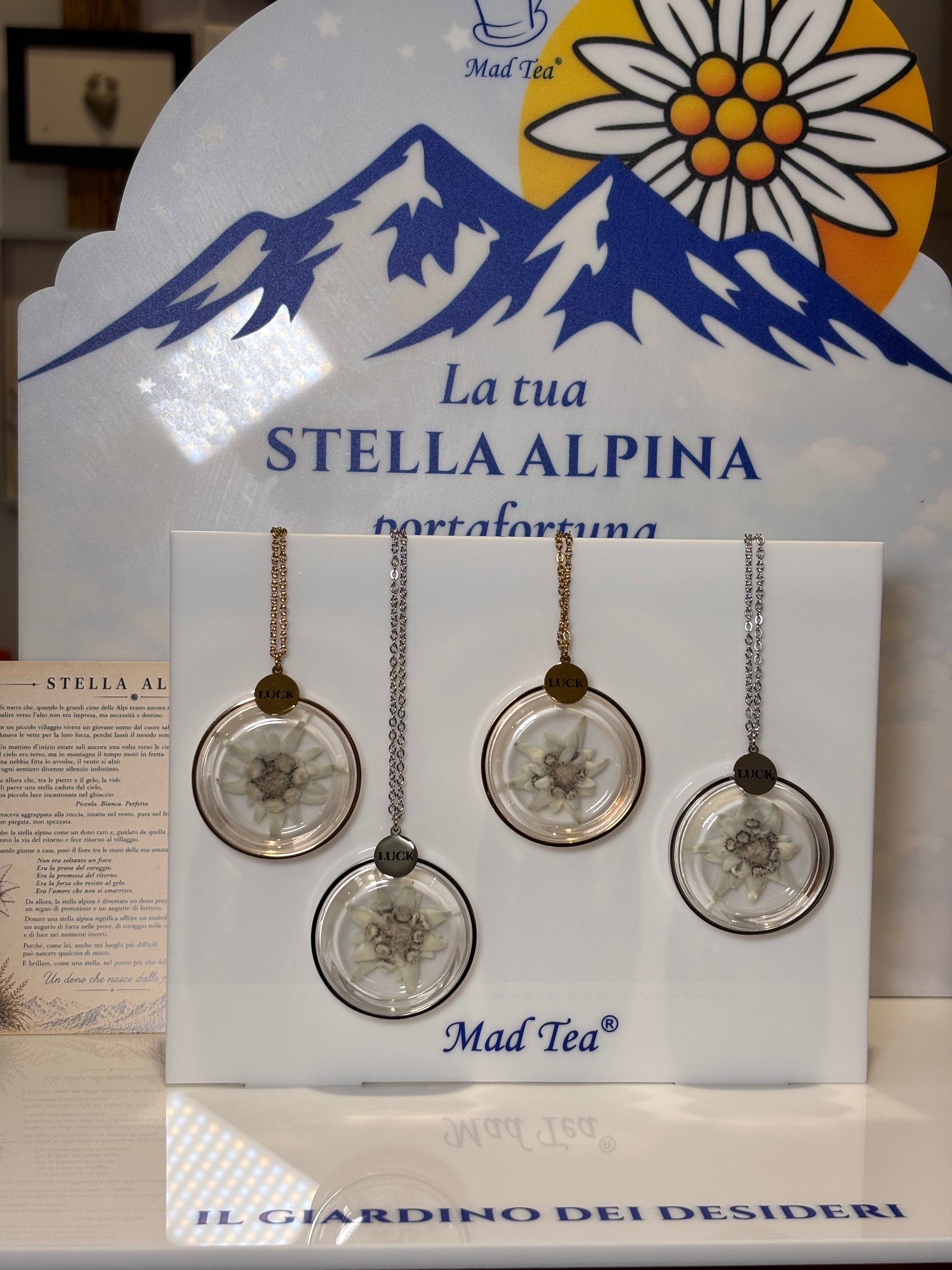 Collana La Tua STELLA ALPINA Portafortuna